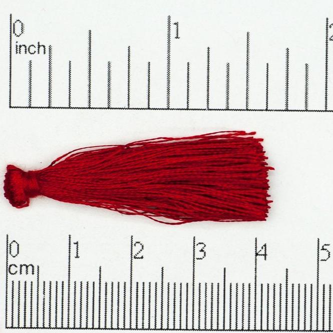 1.5"-1.75" Large Silk Tassel - Secure Knotted Top - Available in 17 Colors