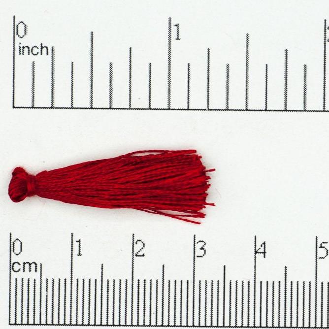 1"-1.25" Medium Silk Tassel - Secure Knotted Top - Available in 17 Colors - Sold by the Piece