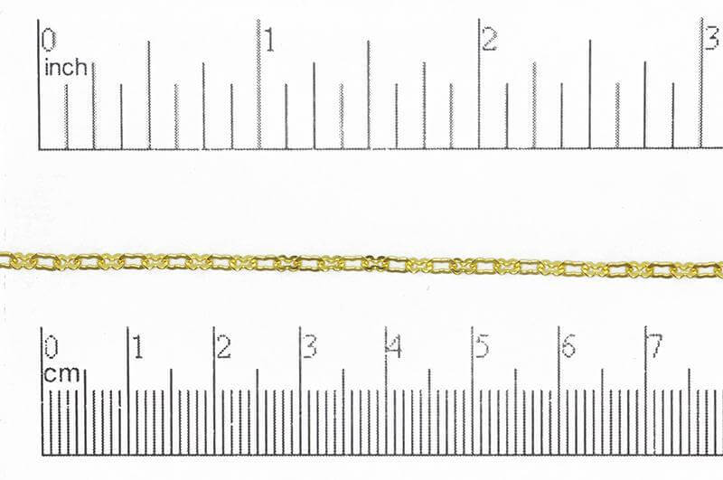 Cable Chain - 4mm x 2mm - Available in Multiple Colors - Sold by the Foot - CH 3020