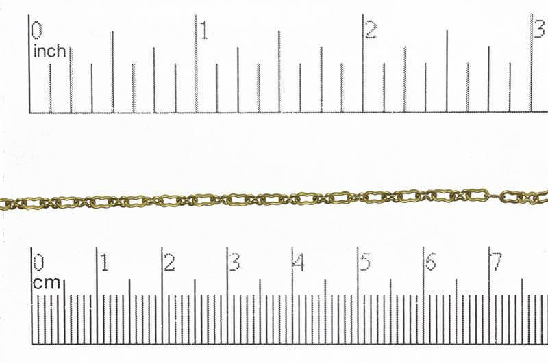 Cable Chain - 4mm x 2mm - Available in Multiple Colors - Sold by the Foot - CH 3020
