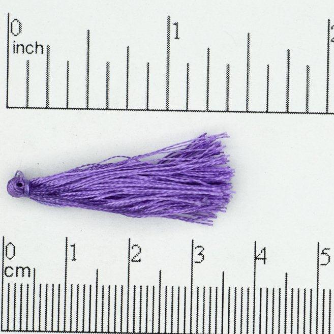 1.5"-1.75" Large Silk Tassel - Secure Knotted Top - Available in 17 Colors