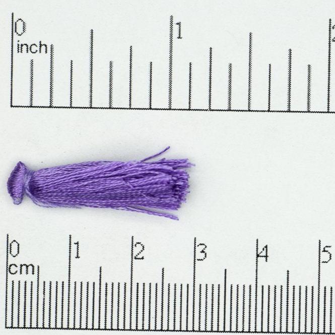 1"-1.25" Medium Silk Tassel - Secure Knotted Top - Available in 17 Colors - Sold by the Piece