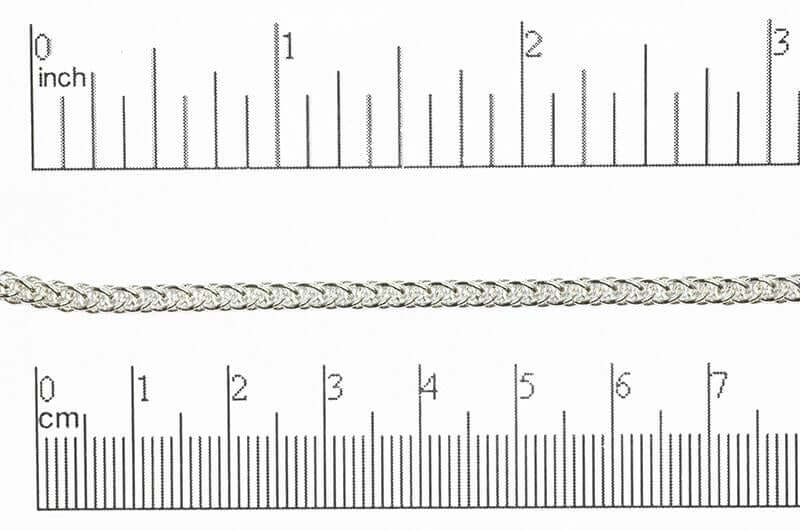 3mm Woven Byzantine Chain Sold by The Foot - CH 815
