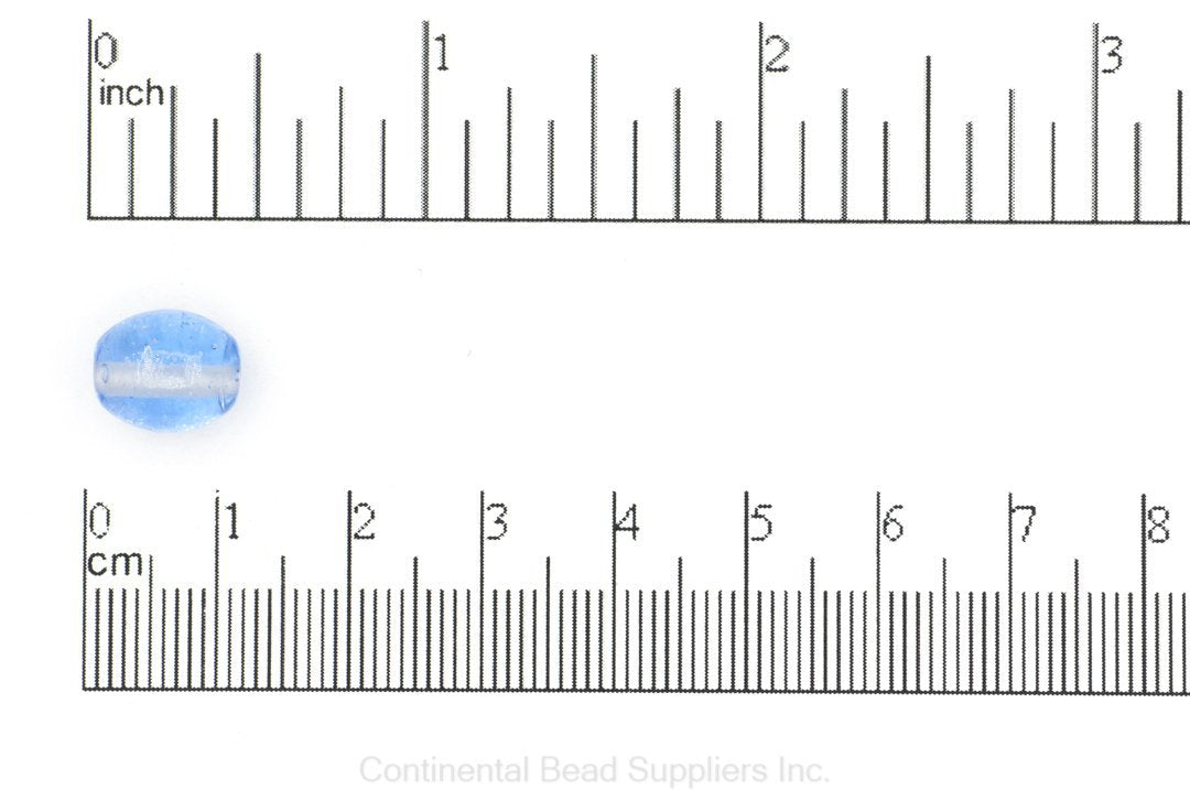 Oval Glass Bead