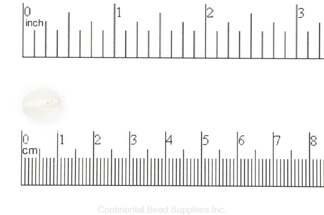 Oval Glass Bead