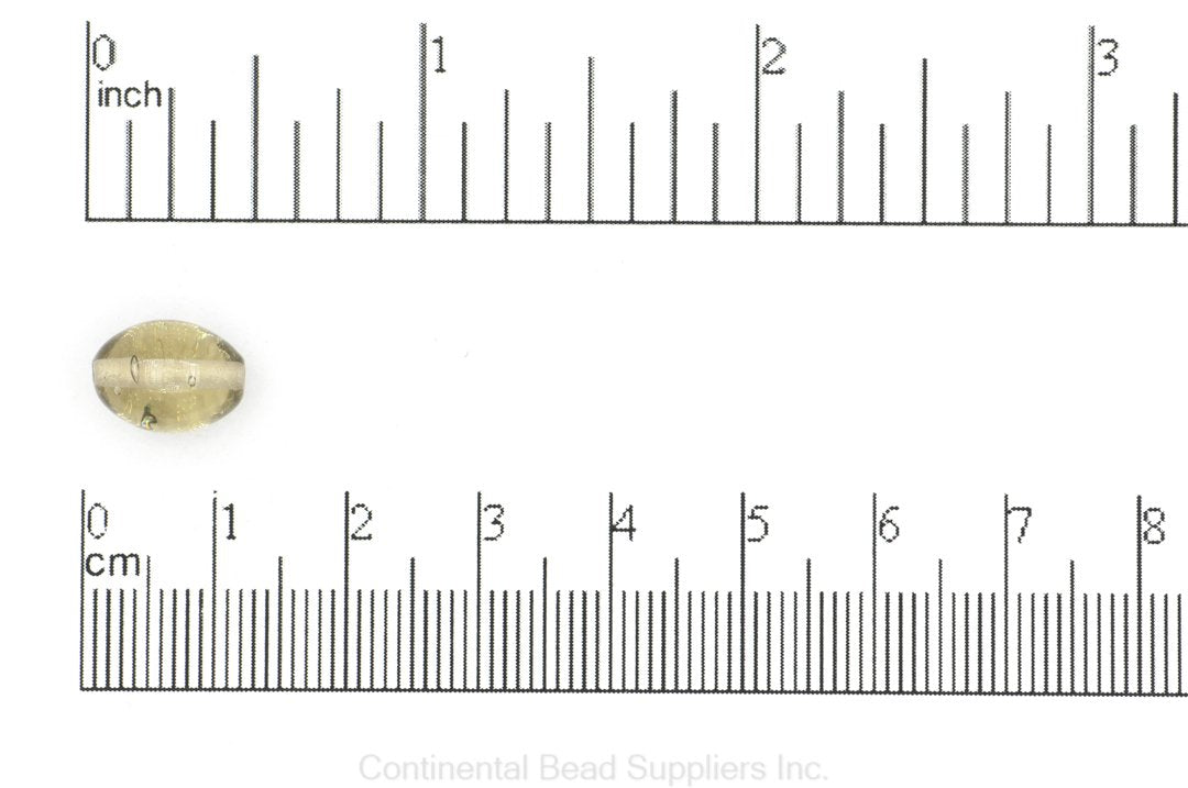 Oval Glass Bead