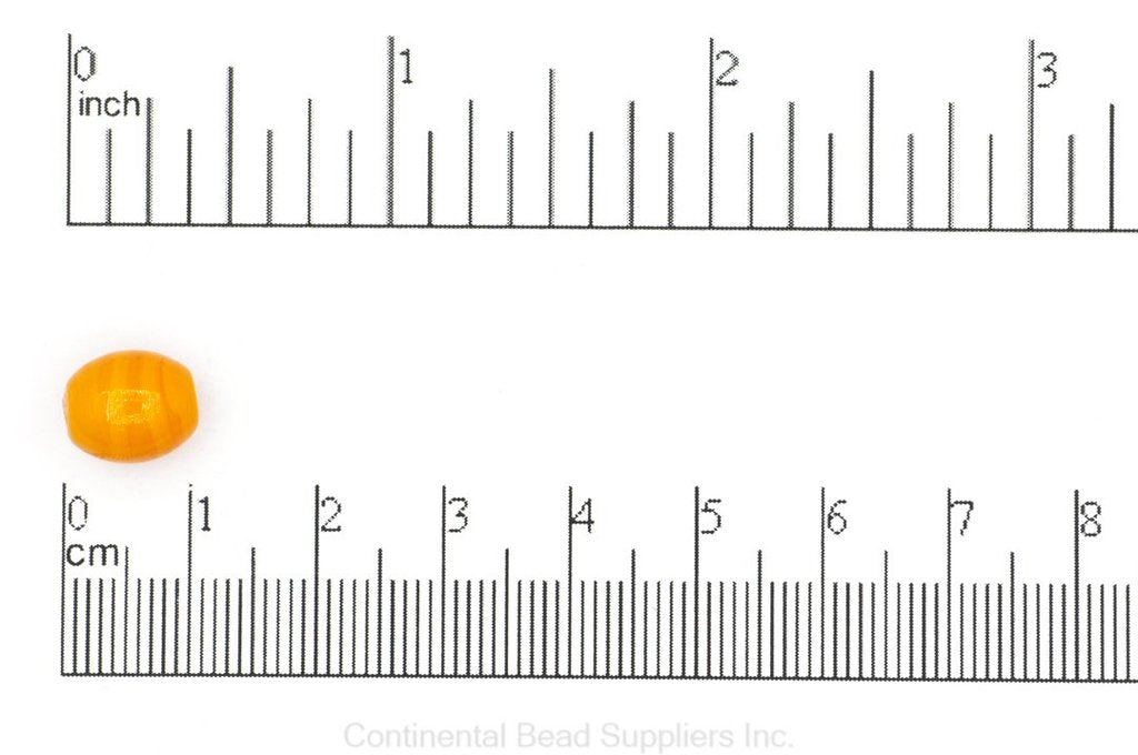 Oval Glass Bead