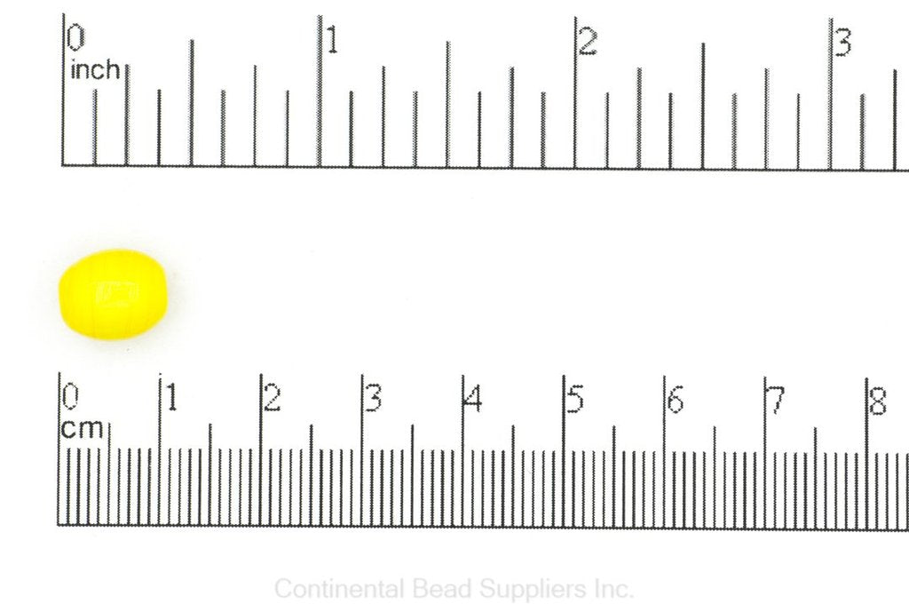 Oval Glass Bead