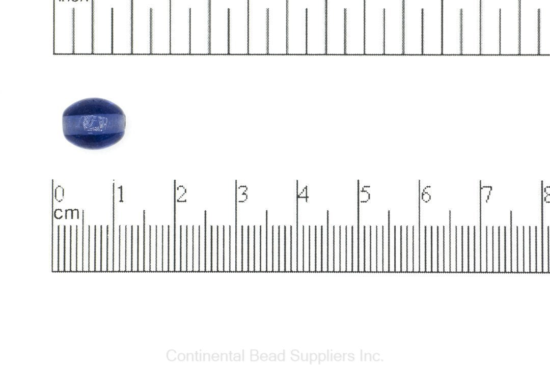 Oval Glass Bead