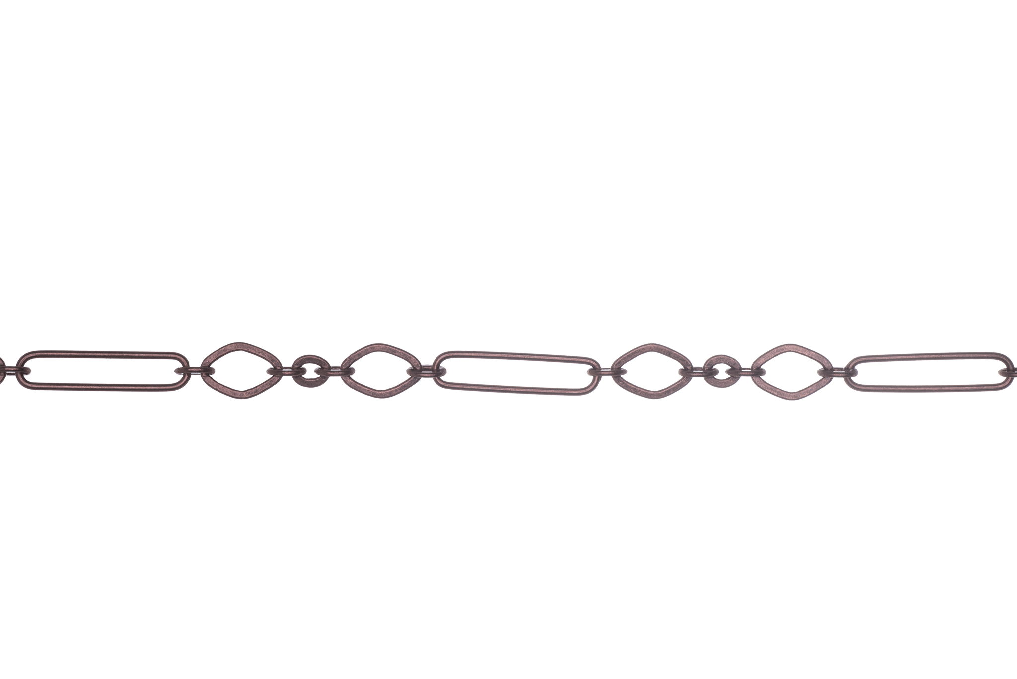 22.5mm Long x 5.25mm Wide Specialty Paperclip Chain available in Multiple Colors sold by the Foot - CH 2601