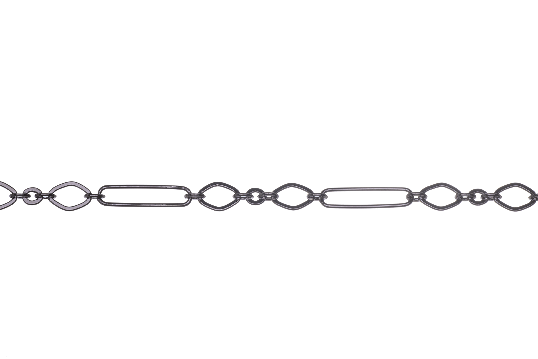 22.5mm Long x 5.25mm Wide Specialty Paperclip Chain available in Multiple Colors sold by the Foot - CH 2601