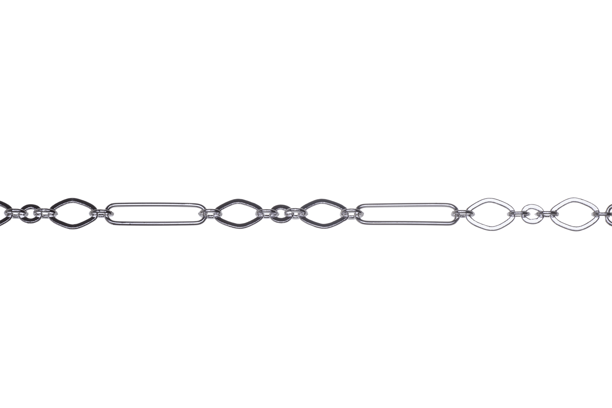 22.5mm Long x 5.25mm Wide Specialty Paperclip Chain available in Multiple Colors sold by the Foot - CH 2601