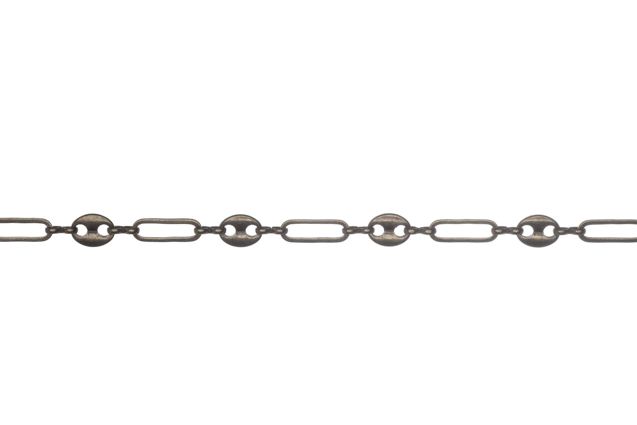 13.9mm Long x 5.10mm Wide Specialty Paperclip Gucci Mariner Chain available in Multiple Colors sold by the Foot - CH 2602