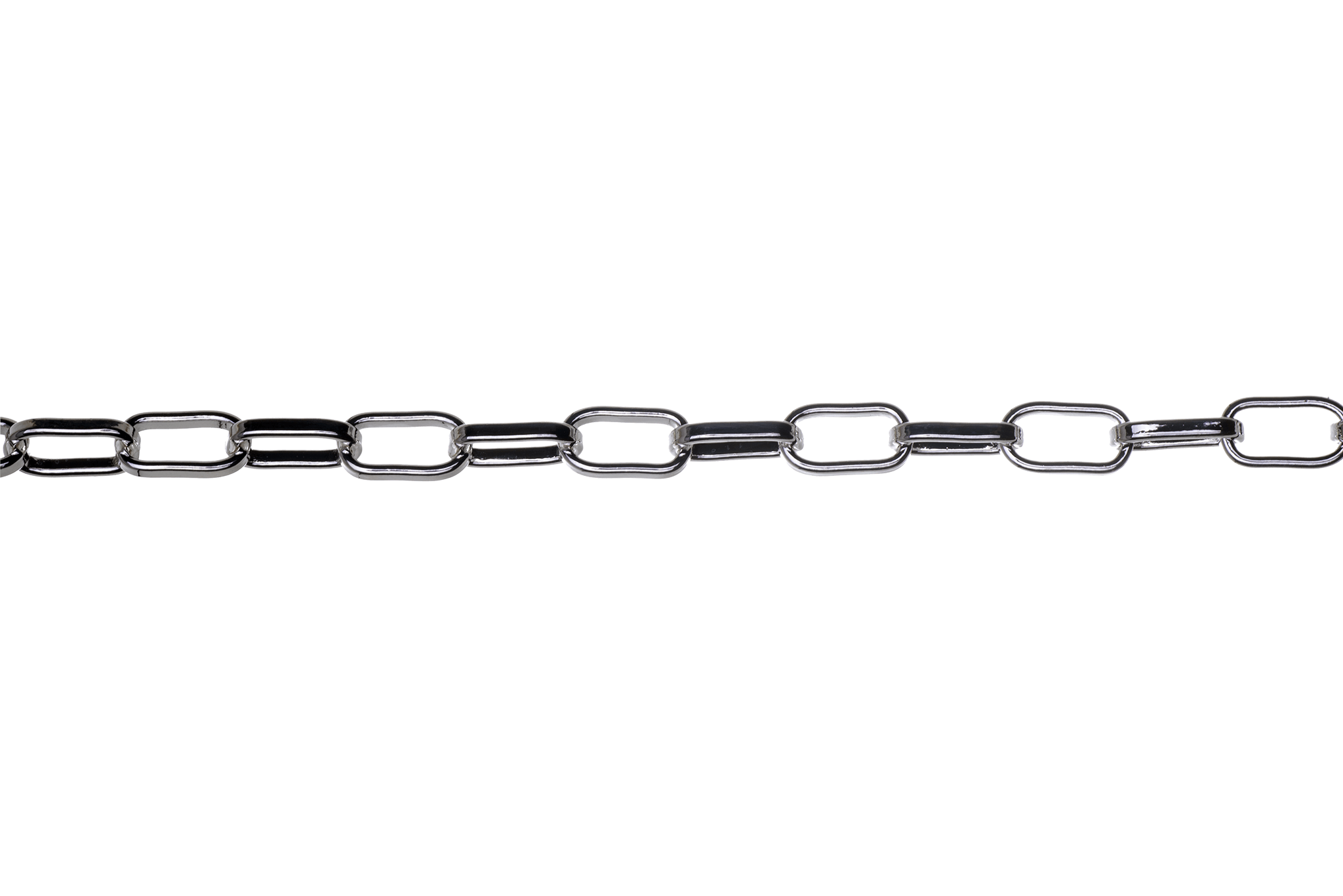 Paperclip Chain 12mm x 6.7mm available in Multiple Colors sold by the Foot - CH 2603