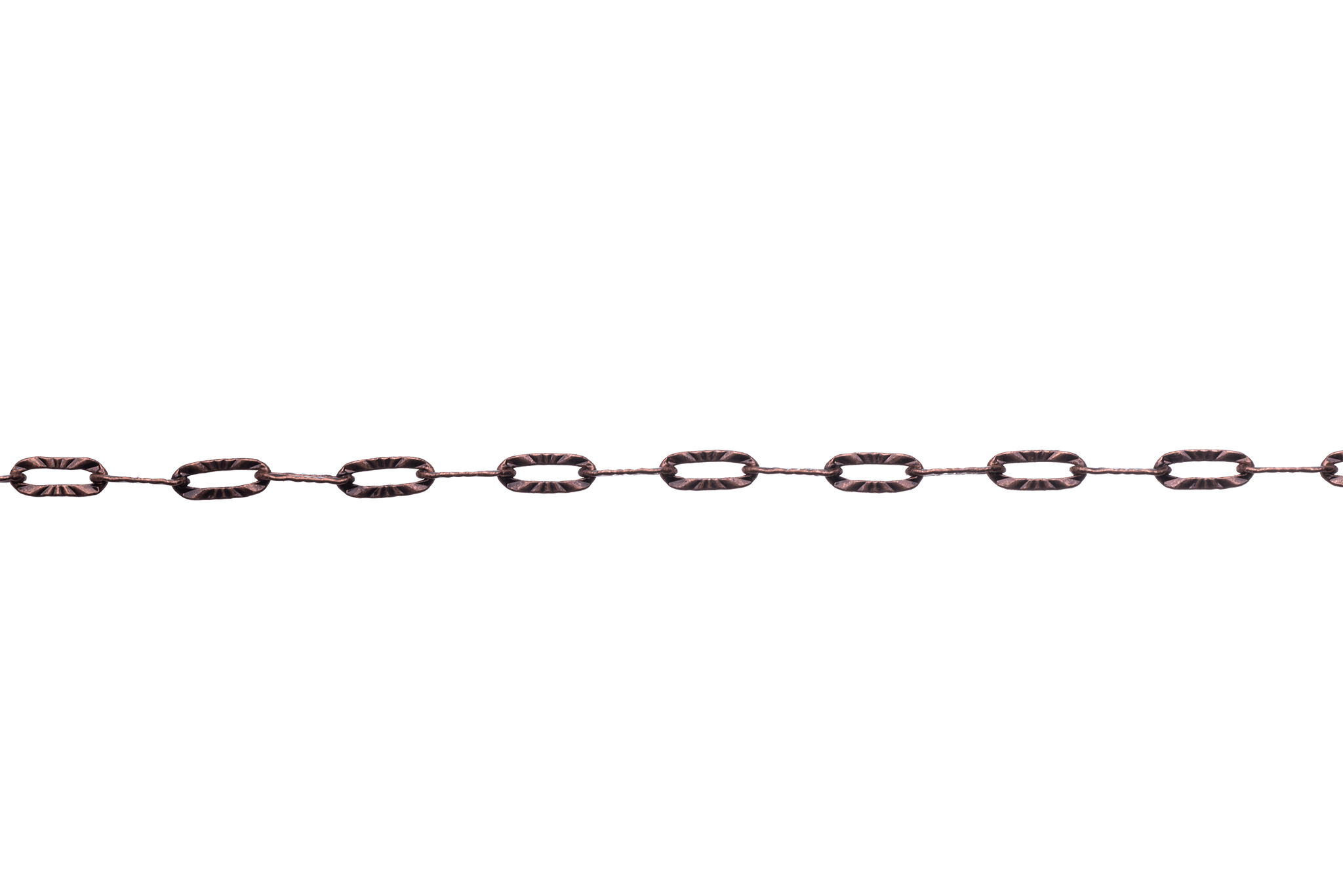 Paperclip Cable Chain with Kinked Design measures 6mm x 3mm available in Many Finishes sold by the Foot - CH 2607