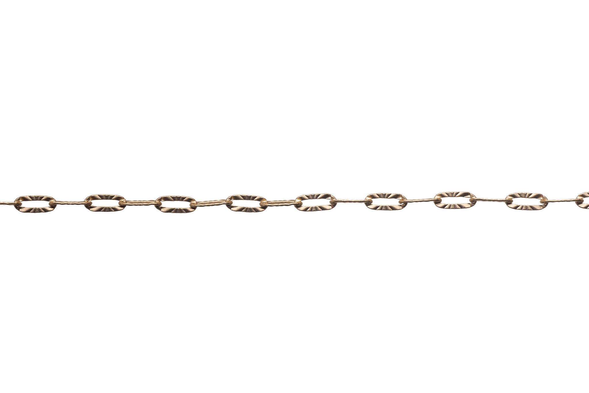 Paperclip Cable Chain with Kinked Design measures 6mm x 3mm available in Many Finishes sold by the Foot - CH 2607