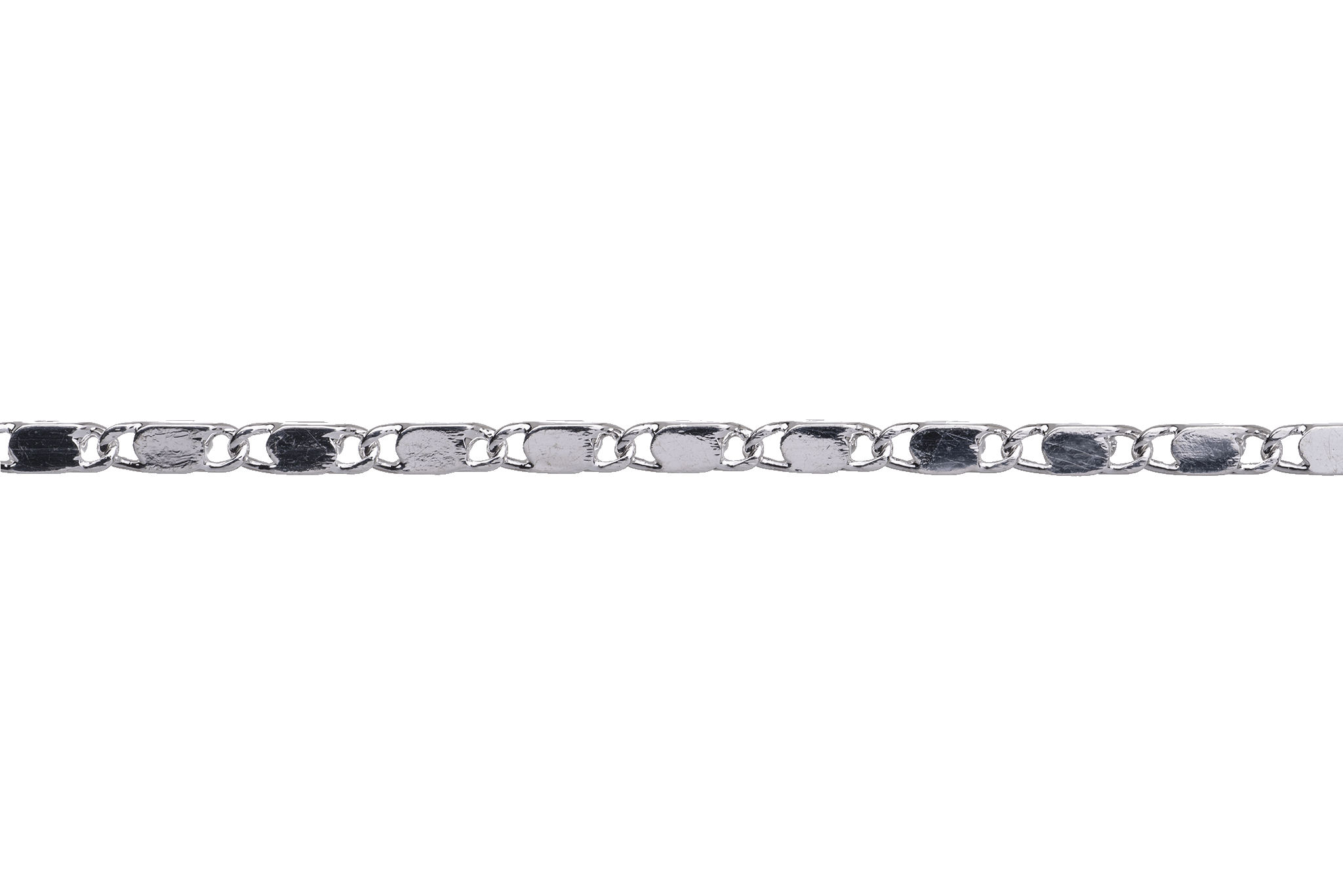 Flat Mariner Chain 2.5mm Links available in Multiple Colors - Per Foot - CH-2613