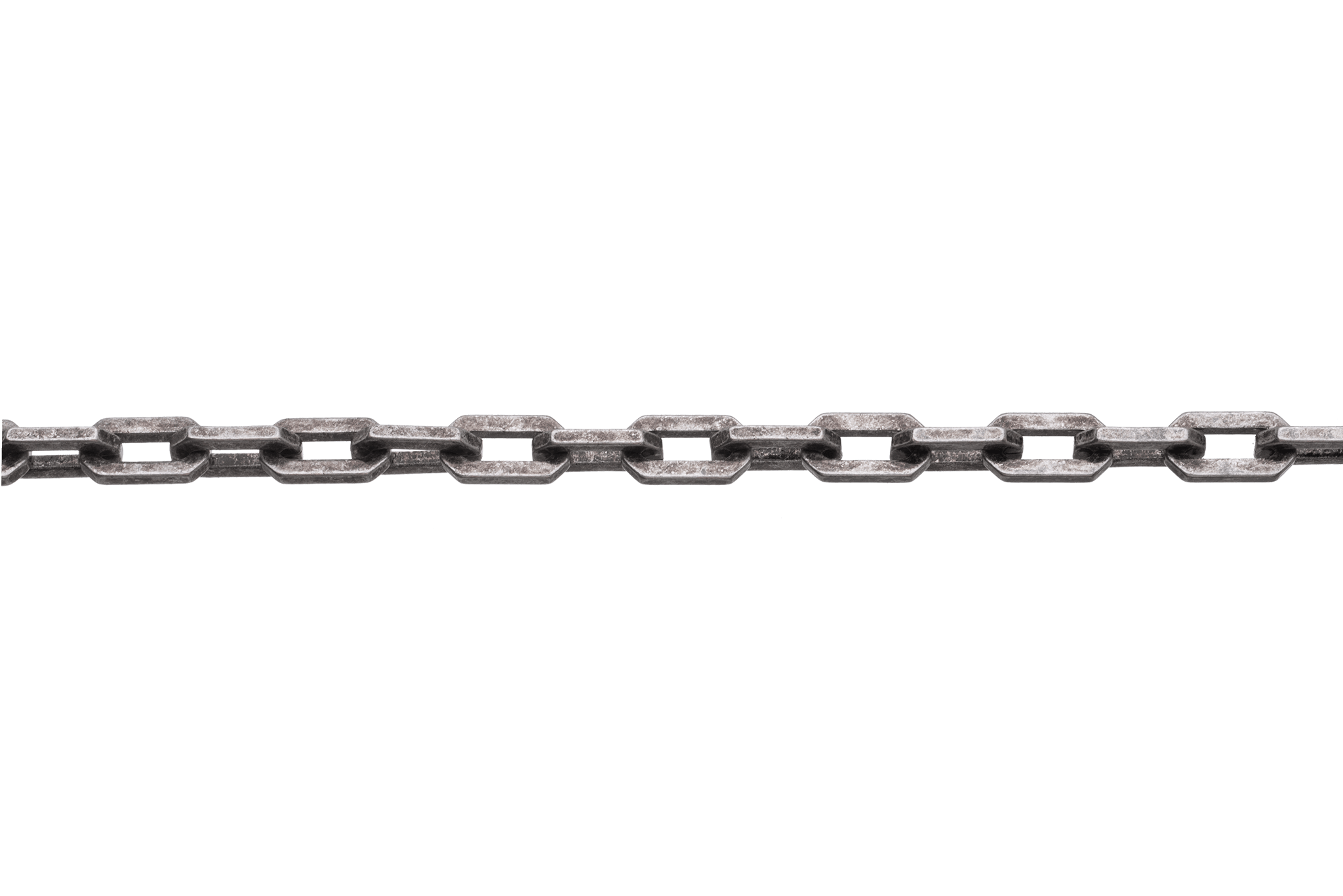 Cable Chain with Angular Brutalist Design - Measures 6mm x 10mm - Sold by the Foot - CH 2614