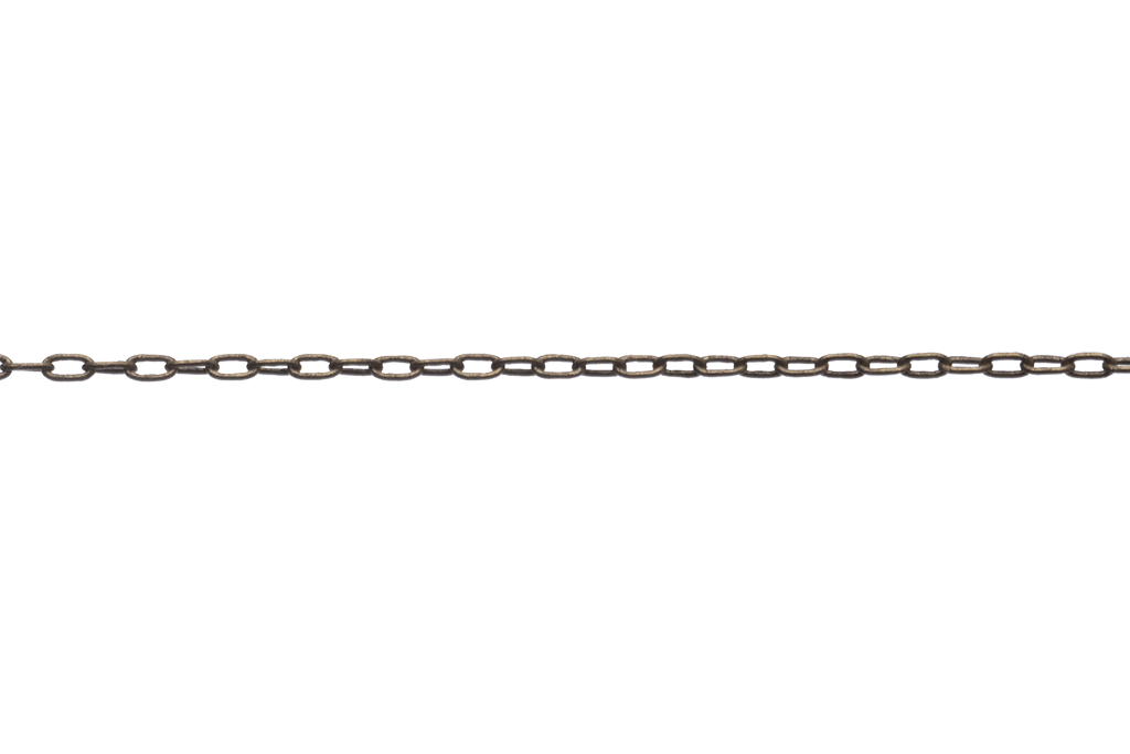 1mm Elegant Elongated Cable Chain sold by The Foot - CH 890