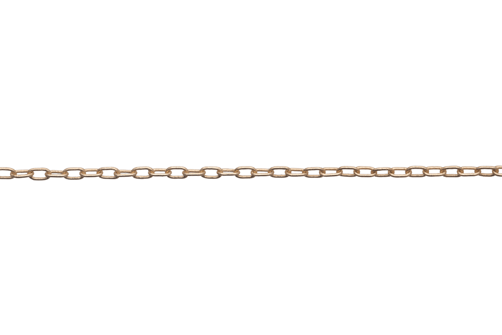 1mm Elegant Elongated Cable Chain sold by The Foot - CH 890