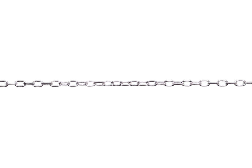1mm Elegant Elongated Cable Chain sold by The Foot - CH 890