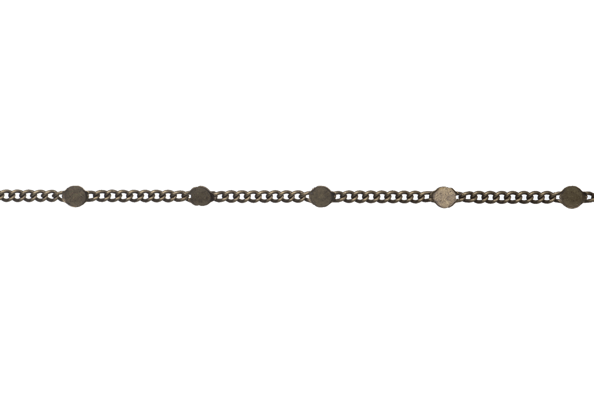 2.25mm Curb Hammered Satellite Chain sold by the Foot - CH 929