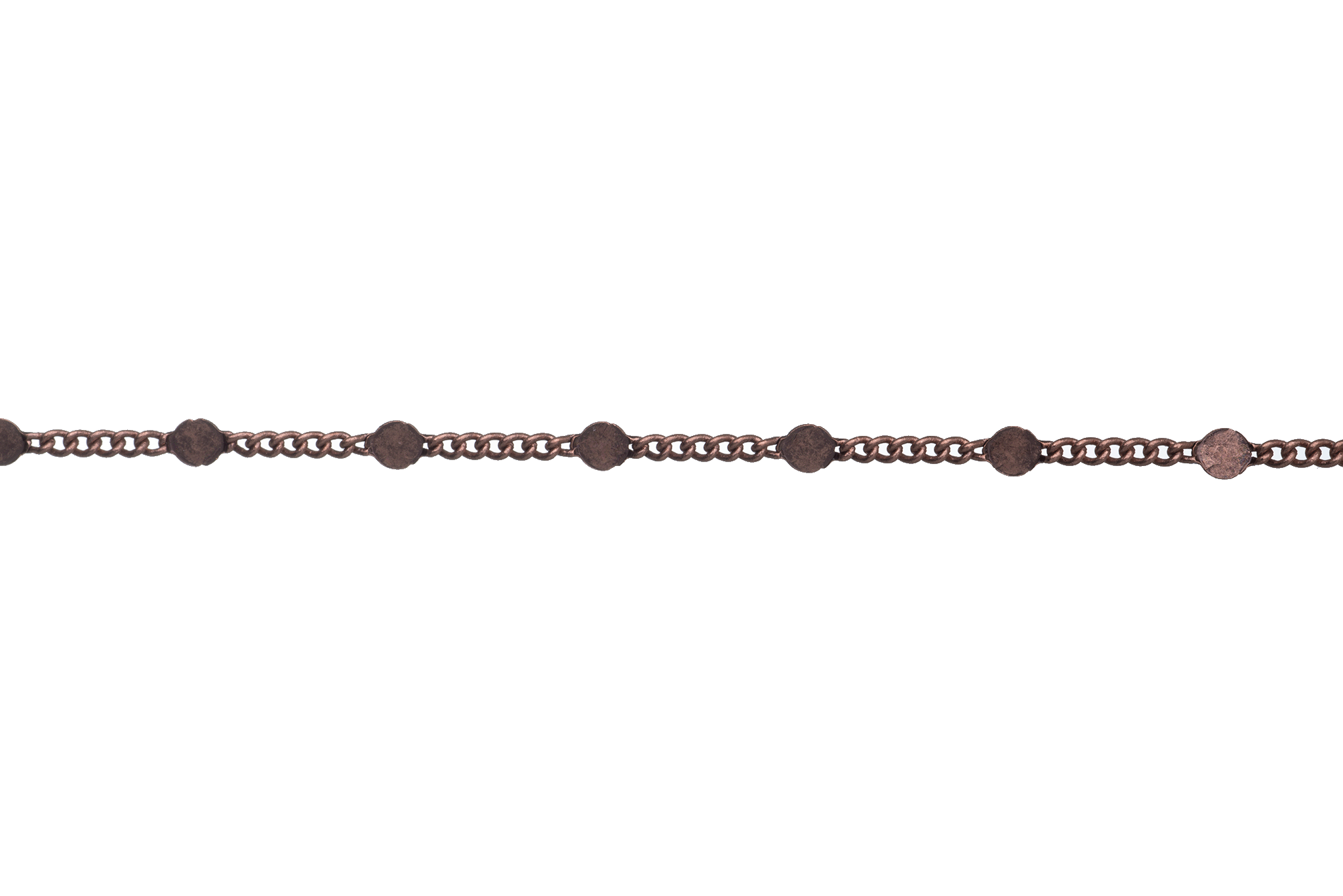 2.25mm Curb Hammered Satellite Chain sold by the Foot - CH 929