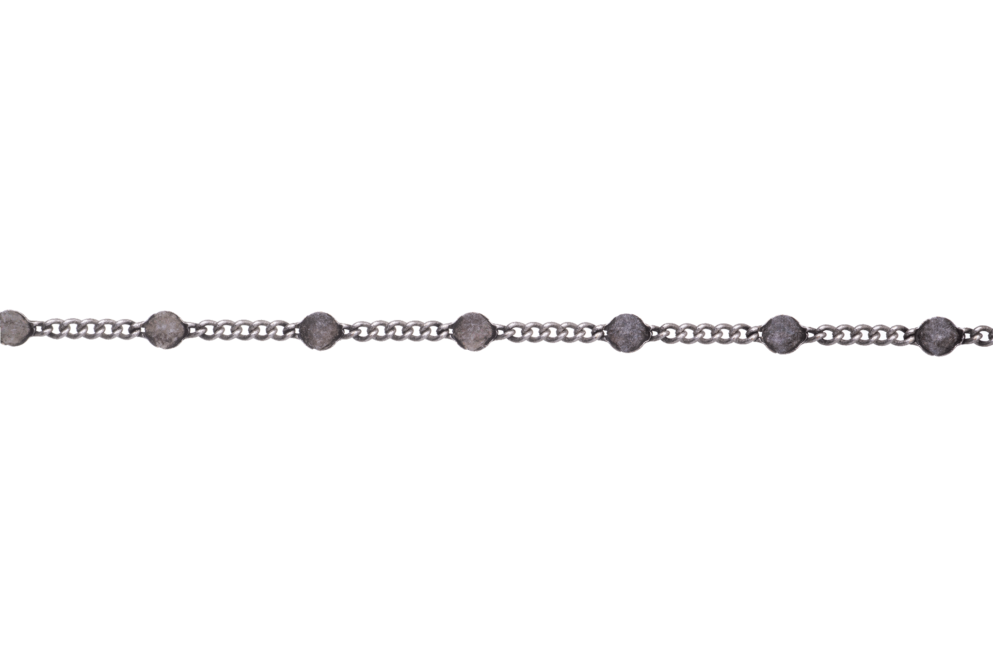 2.25mm Curb Hammered Satellite Chain sold by the Foot - CH 929
