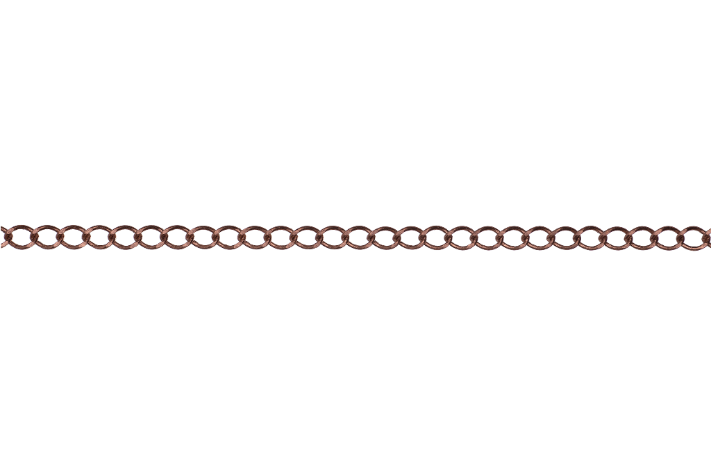 Curb Chain Size Small - Multiple Finishes Available - Measures 4mm - Sold by the Foot - CH 150