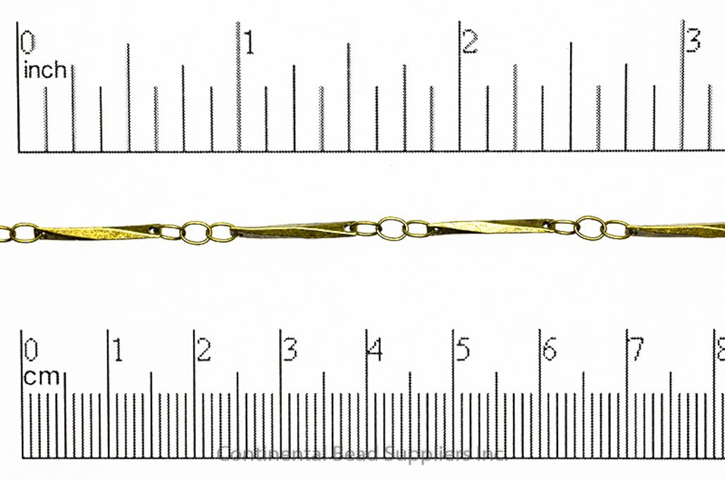 Specialty Bar Chain - 15mm available in Multiple Colors sold by the Foot - CH 2