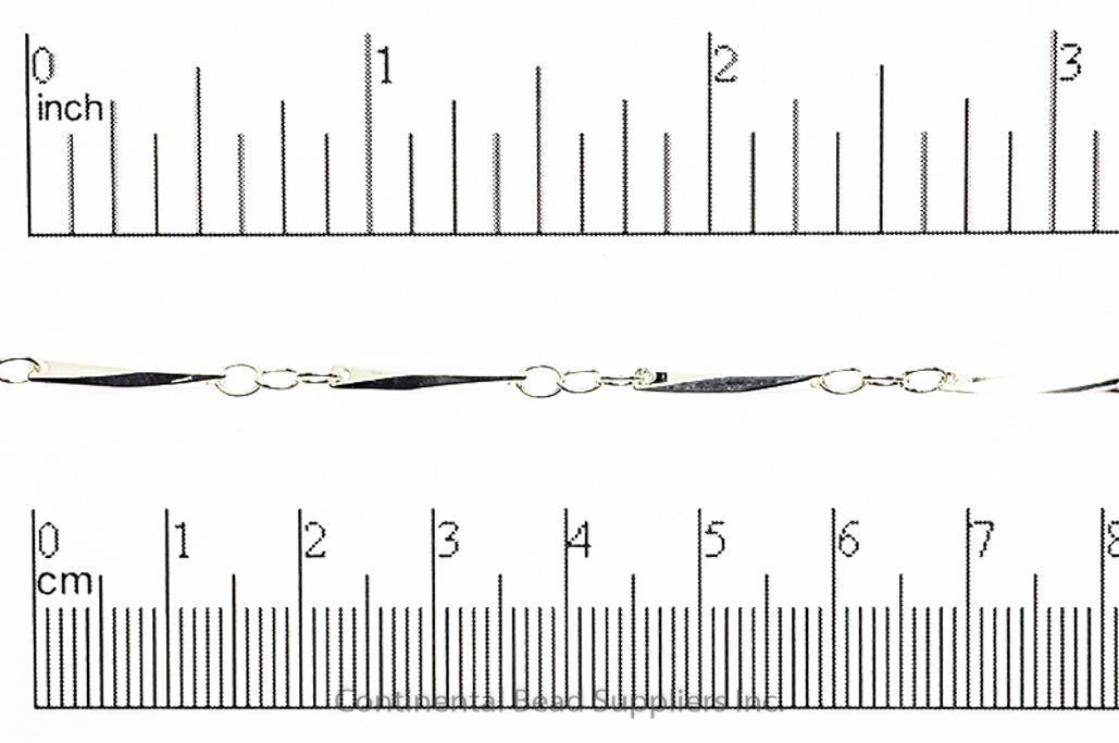 Specialty Bar Chain - 15mm available in Multiple Colors sold by the Foot - CH 2