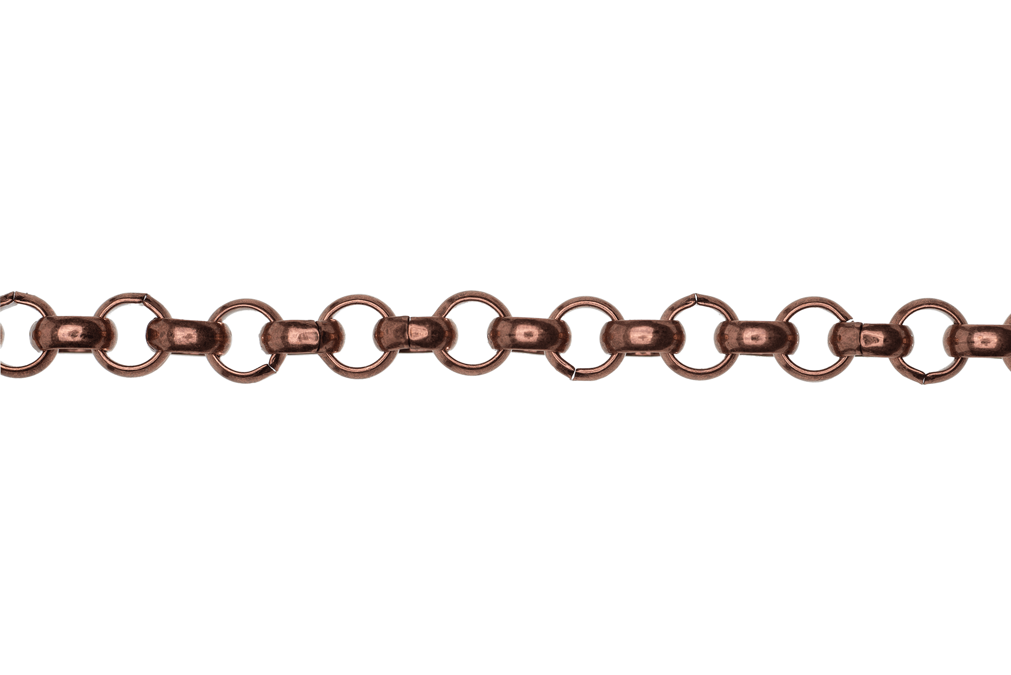 Rolo Belcher Chain - 7mm available in Multiple Colors sold by the Foot - CH 5