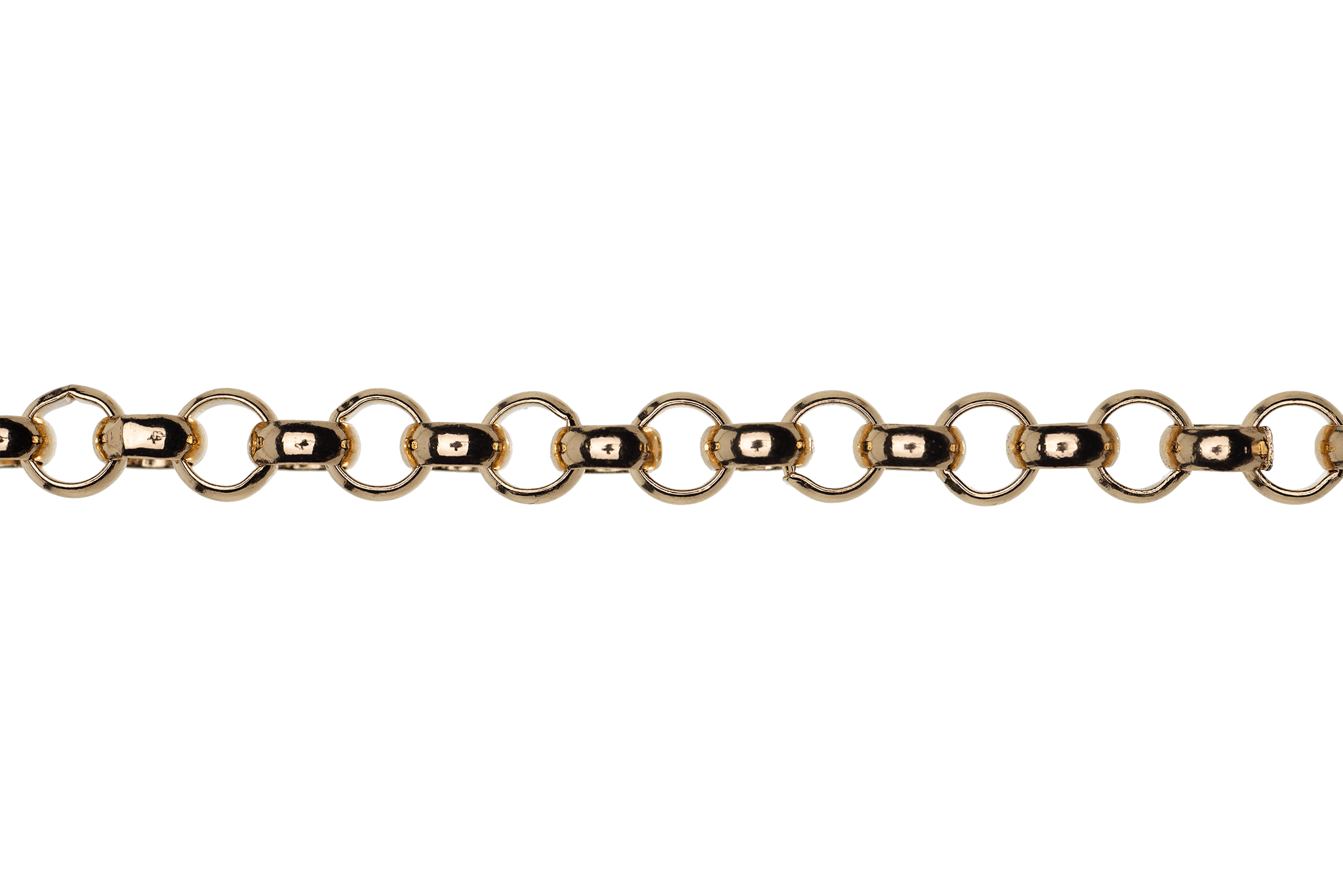 Rolo Belcher Chain - 7mm available in Multiple Colors sold by the Foot - CH 5