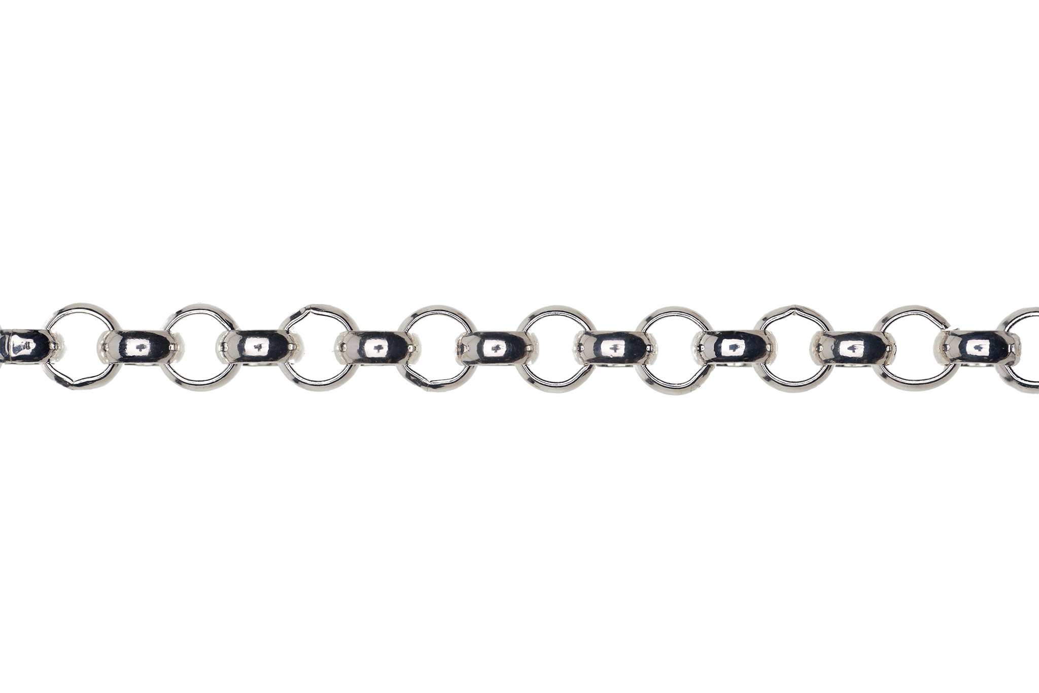 Rolo Belcher Chain - 7mm available in Multiple Colors sold by the Foot - CH 5