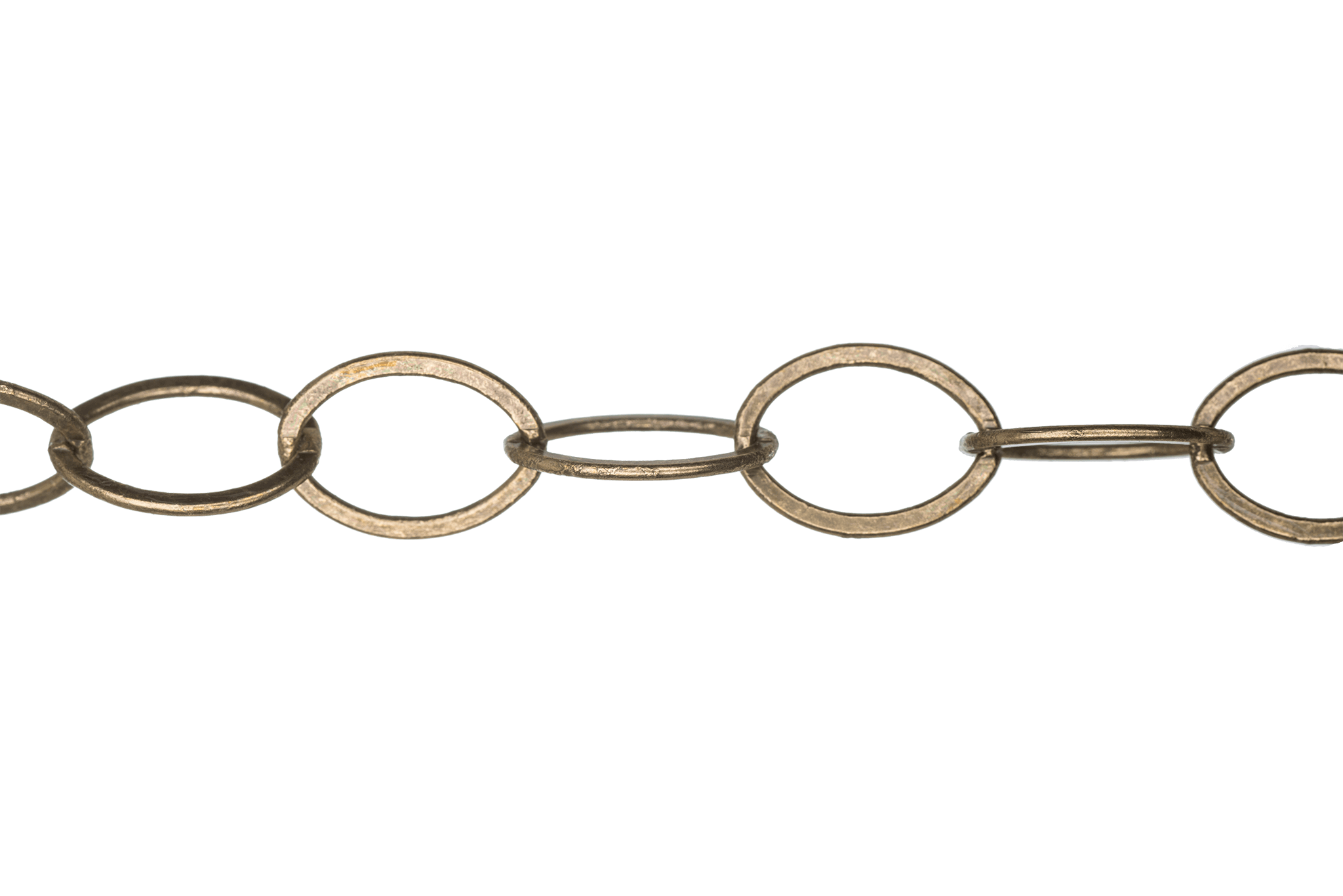 12mm x 9mm Flat Oval Cable Chain Sold by The Foot - CH 828