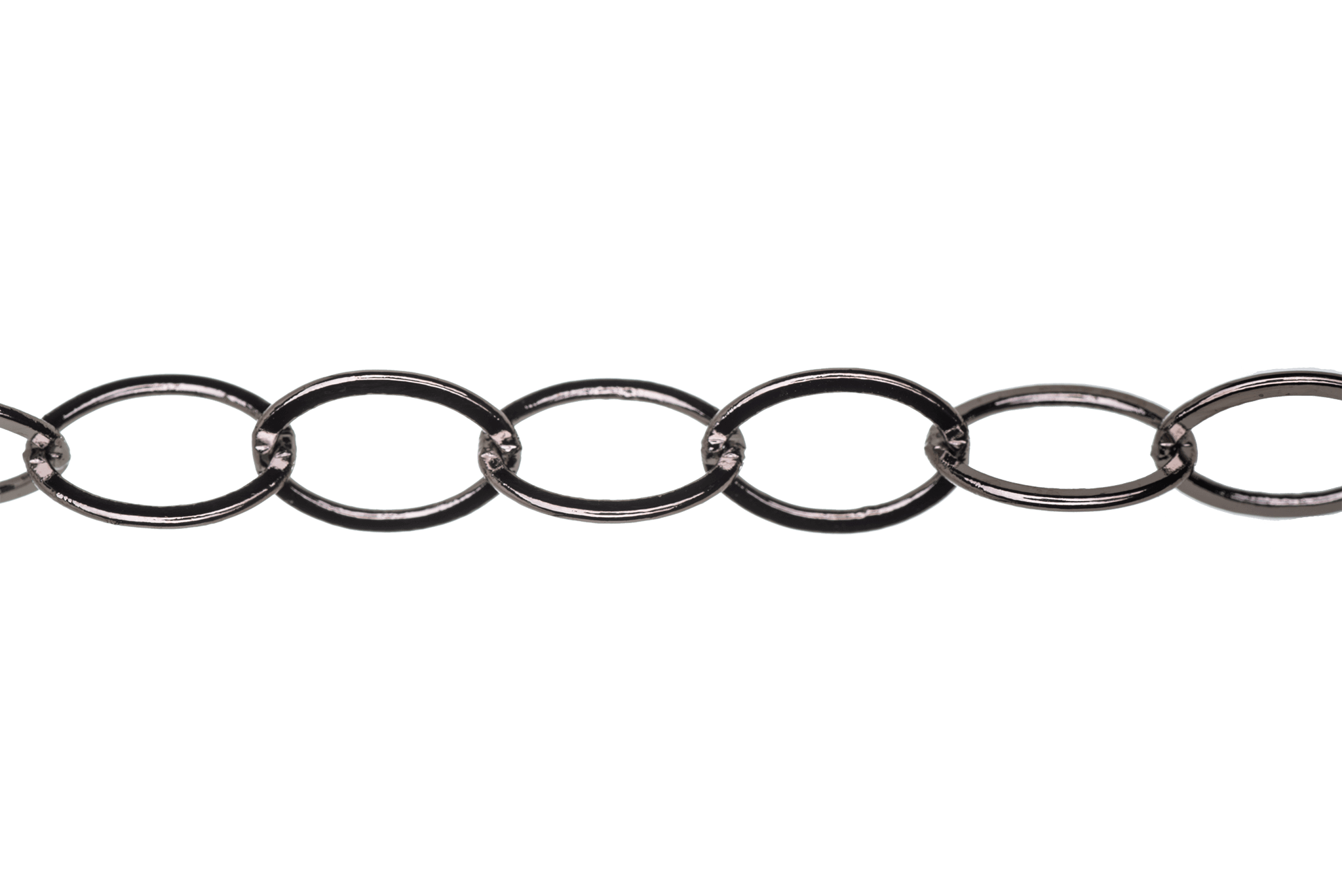 12mm x 9mm Flat Oval Cable Chain Sold by The Foot - CH 828