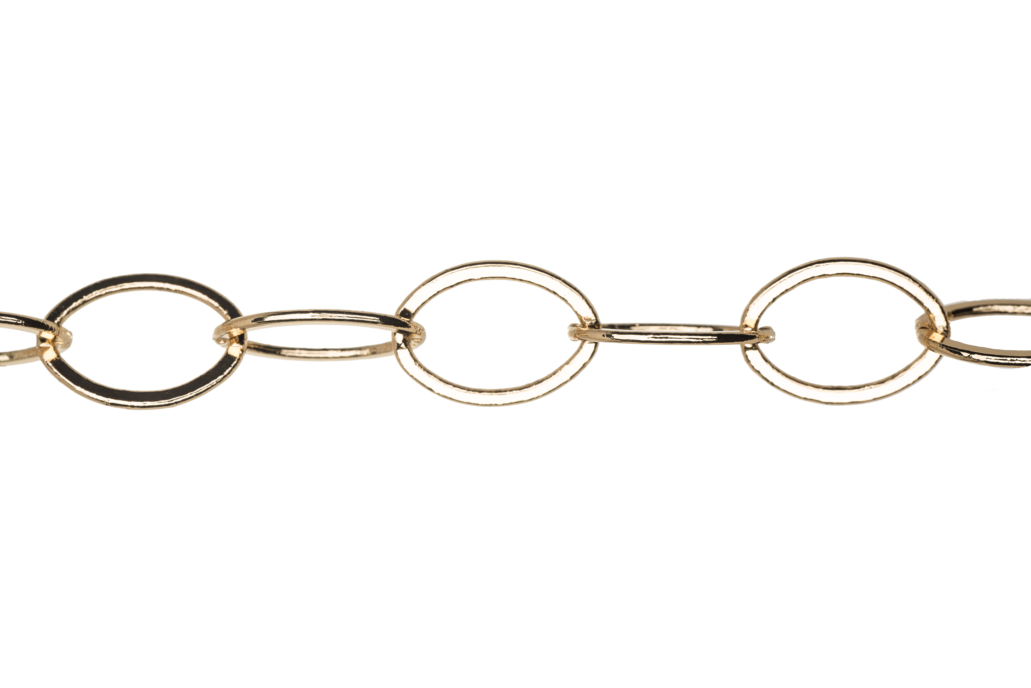 12mm x 9mm Flat Oval Cable Chain Sold by The Foot - CH 828