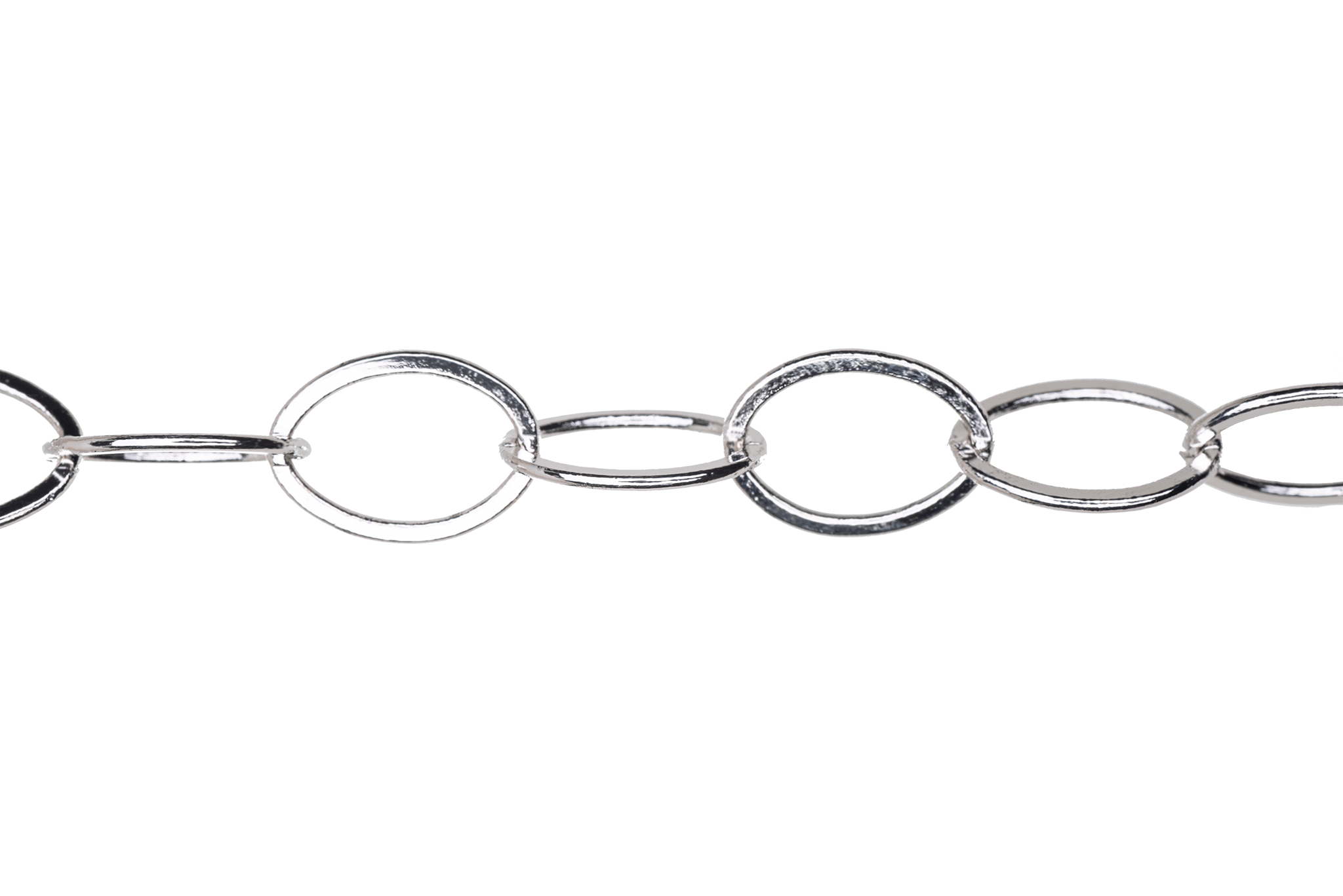 12mm x 9mm Flat Oval Cable Chain Sold by The Foot - CH 828