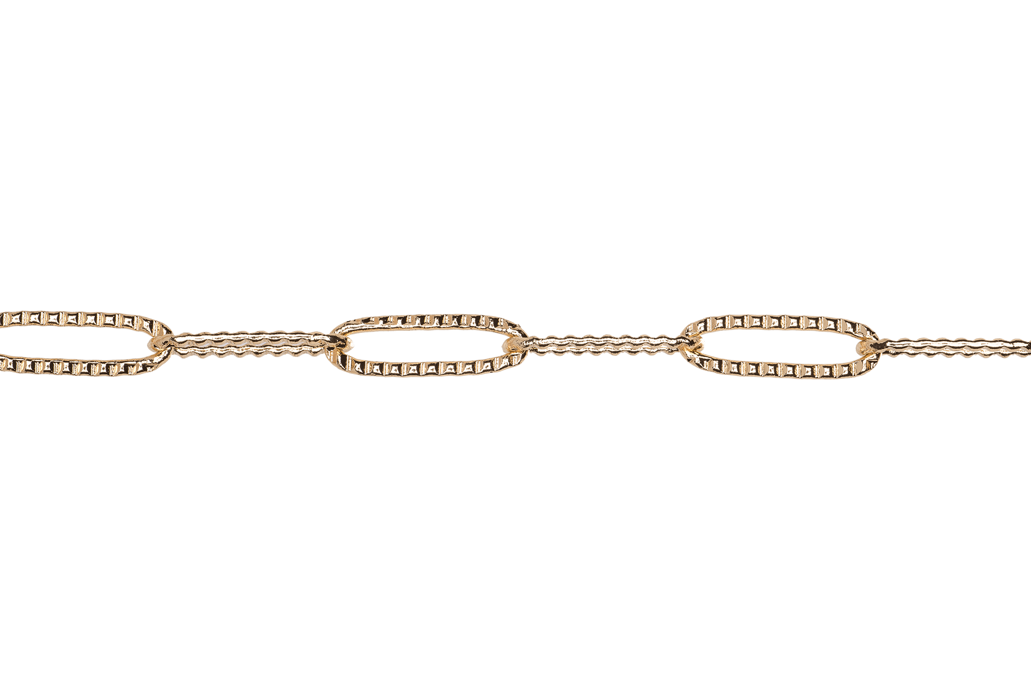 15mm x 3mm Paperclip Cable Chain Sold by The Foot - CH 842