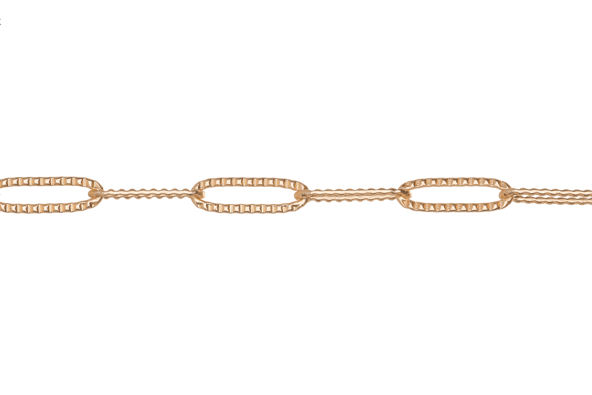 15mm x 3mm Paperclip Cable Chain Sold by The Foot - CH 842