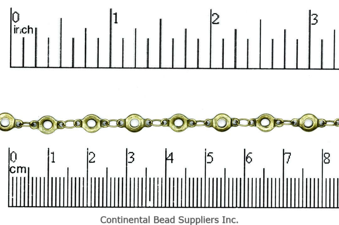 4.5mm Flat O-Link Specialty Chain Sold by The Foot - CH 884