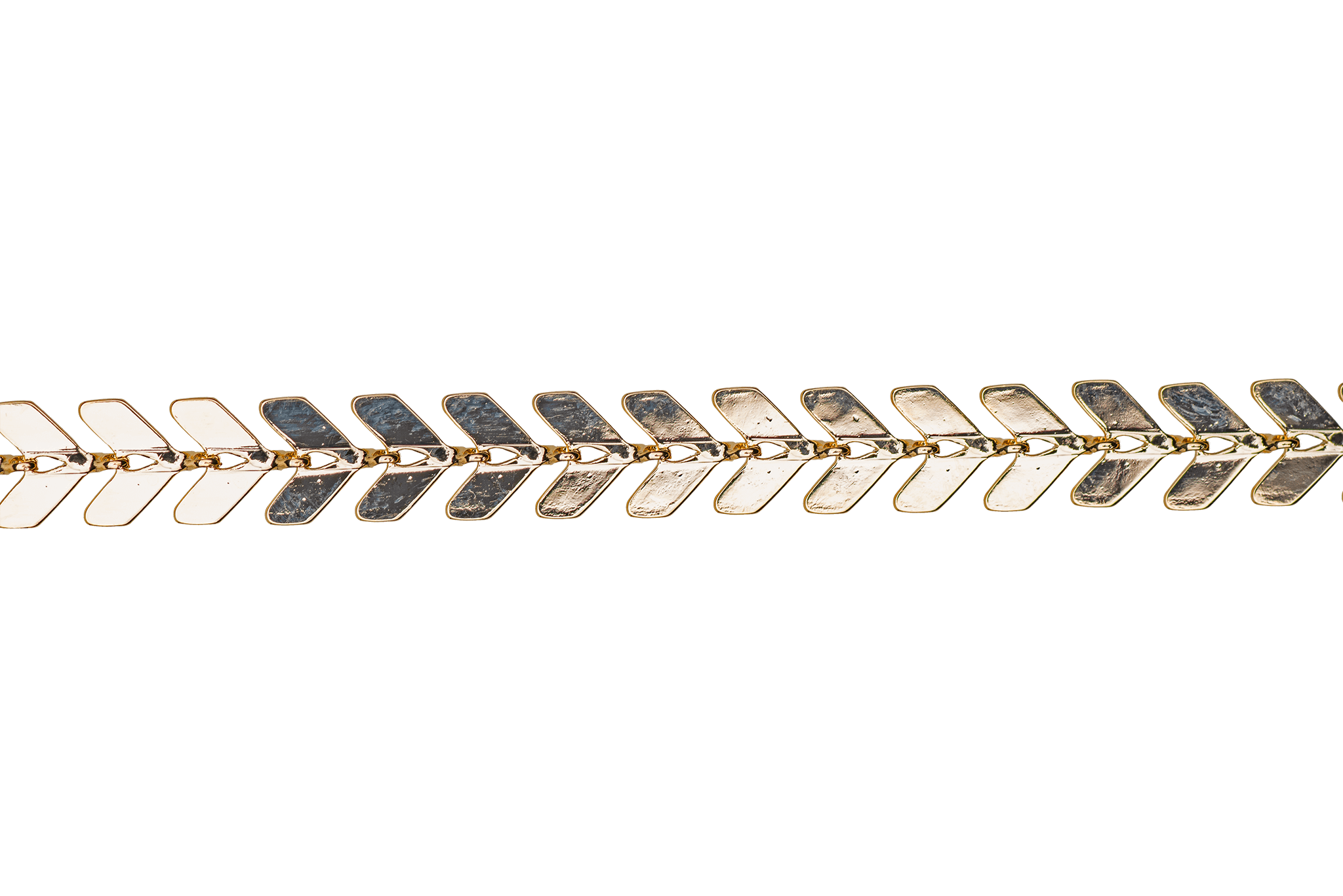 Chevron Herringbone Specialty Chain - Multiple Finishes Available - Measures 6.5mm - Sold by the Foot - CH 892