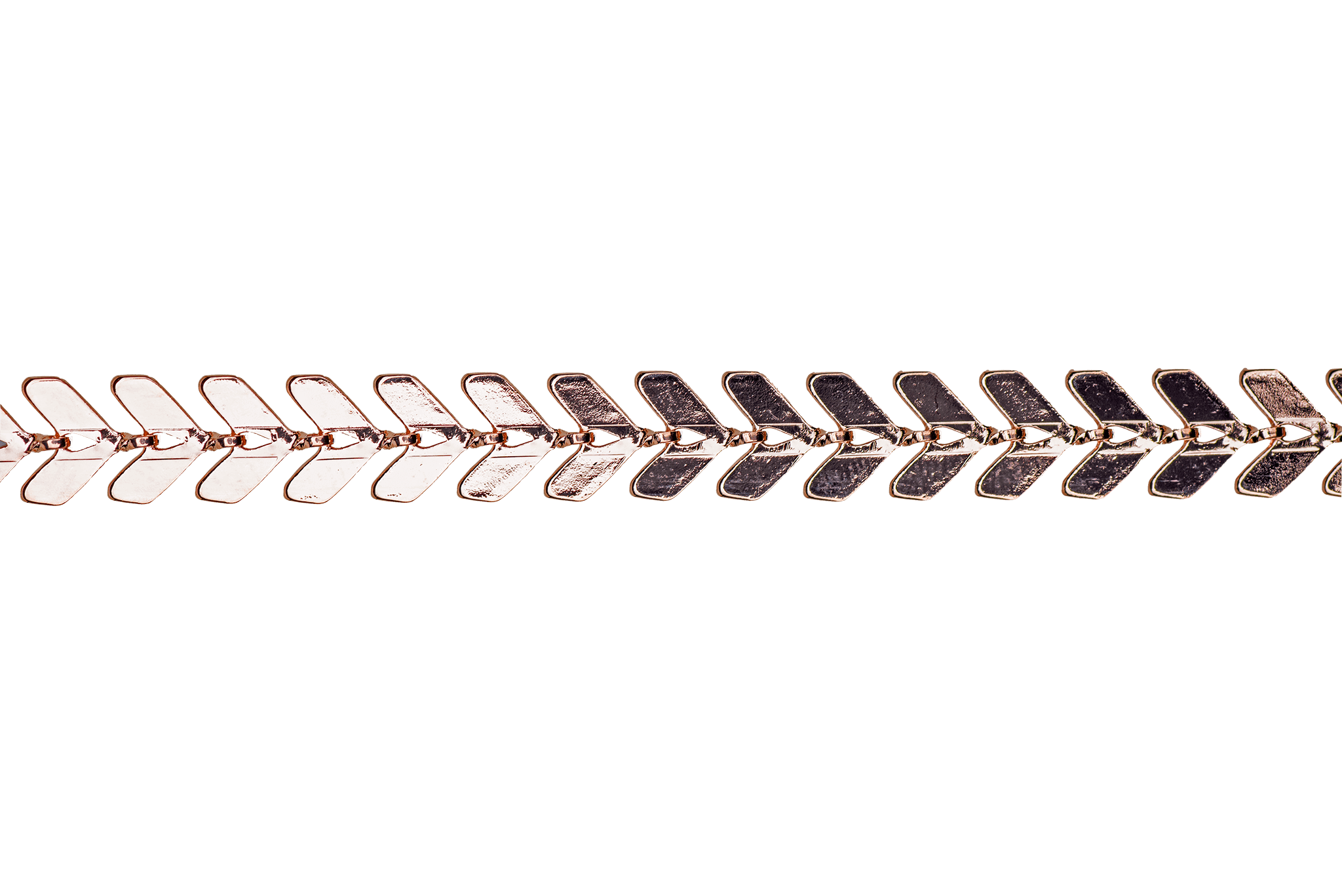 Chevron Herringbone Specialty Chain - Multiple Finishes Available - Measures 6.5mm - Sold by the Foot - CH 892
