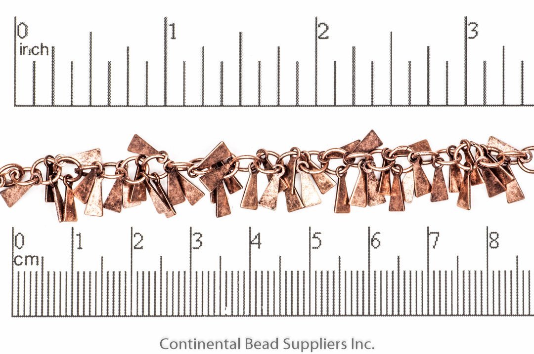 8mm Triangle Cluster Specialty Chain Sold by The Foot - CH 918