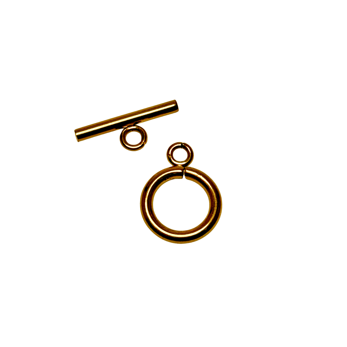12mm Toggle Clasp - Available Stainless Steel & Non-Tarnish Waterproof Gold - Sold by Piece.