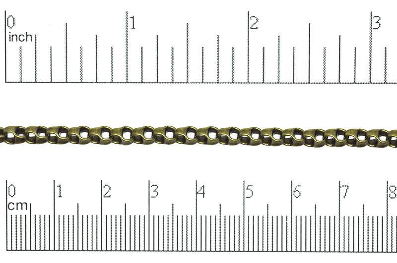 Bicycle Box Rolo Chain 5.5mm x 3.8mm available in Multiple Colors sold by the Foot - CH 802