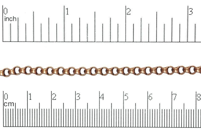 Bicycle Box Rolo Chain 5.5mm x 3.8mm available in Multiple Colors sold by the Foot - CH 802