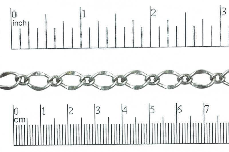 Figaro Chain - 11mm x 7.5mm Available in Multiple Colors - Per Foot CH-112