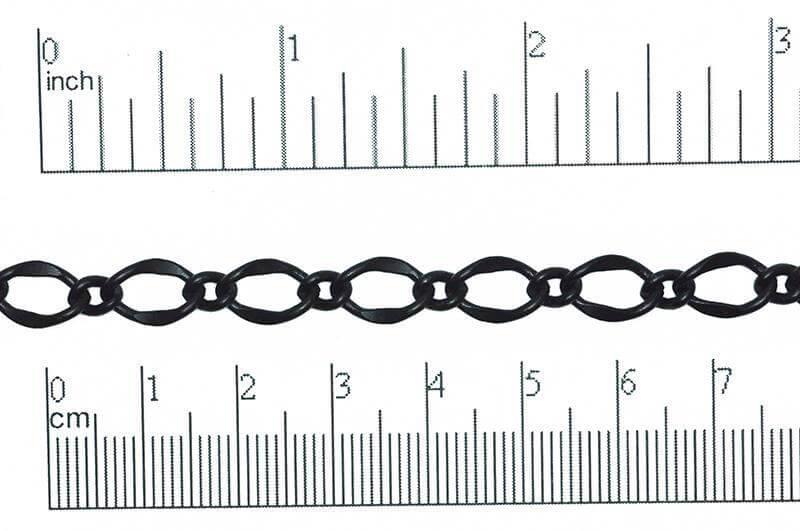 Figaro Chain - 11mm x 7.5mm Available in Multiple Colors - Per Foot CH-112