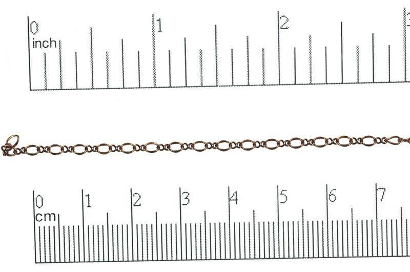 Figaro Chain - 3mm - Available in Multiple Colors - Sold by the Foot - CH 302